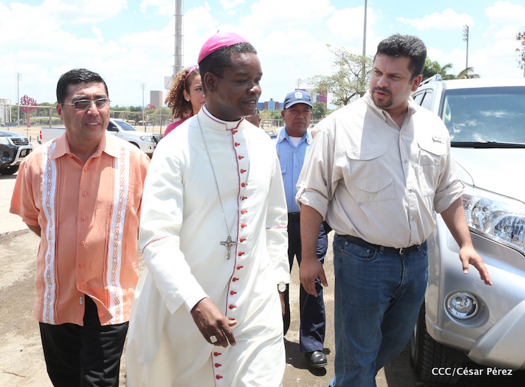 Nuncio Apost&oacute;lico recorre avances de Museo San Juan Pablo II